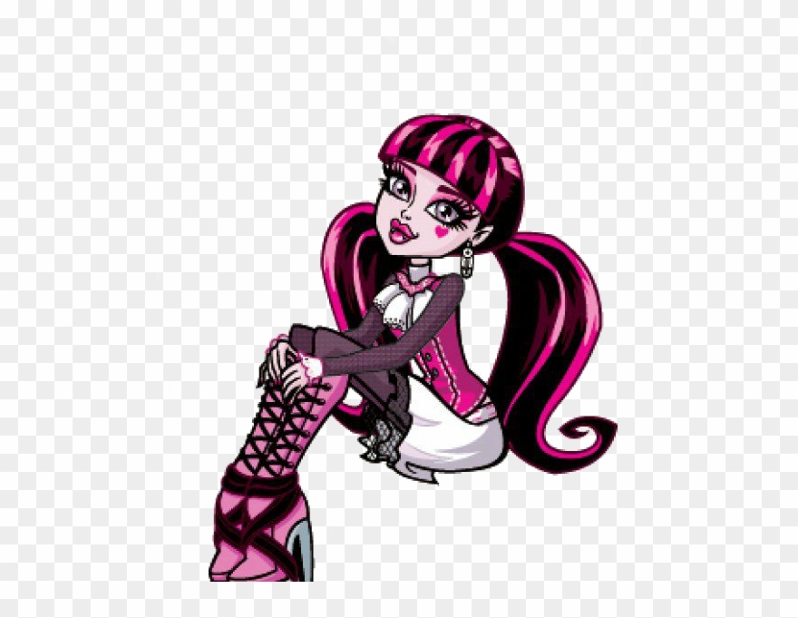 Cinnamon Roll Clipart - Monster High Girl Draculaura - Png Download