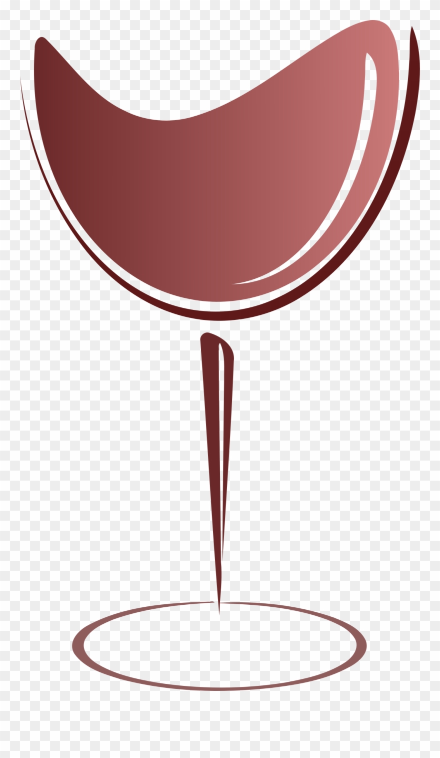 Big Image - Abstract Wine Glass Clipart