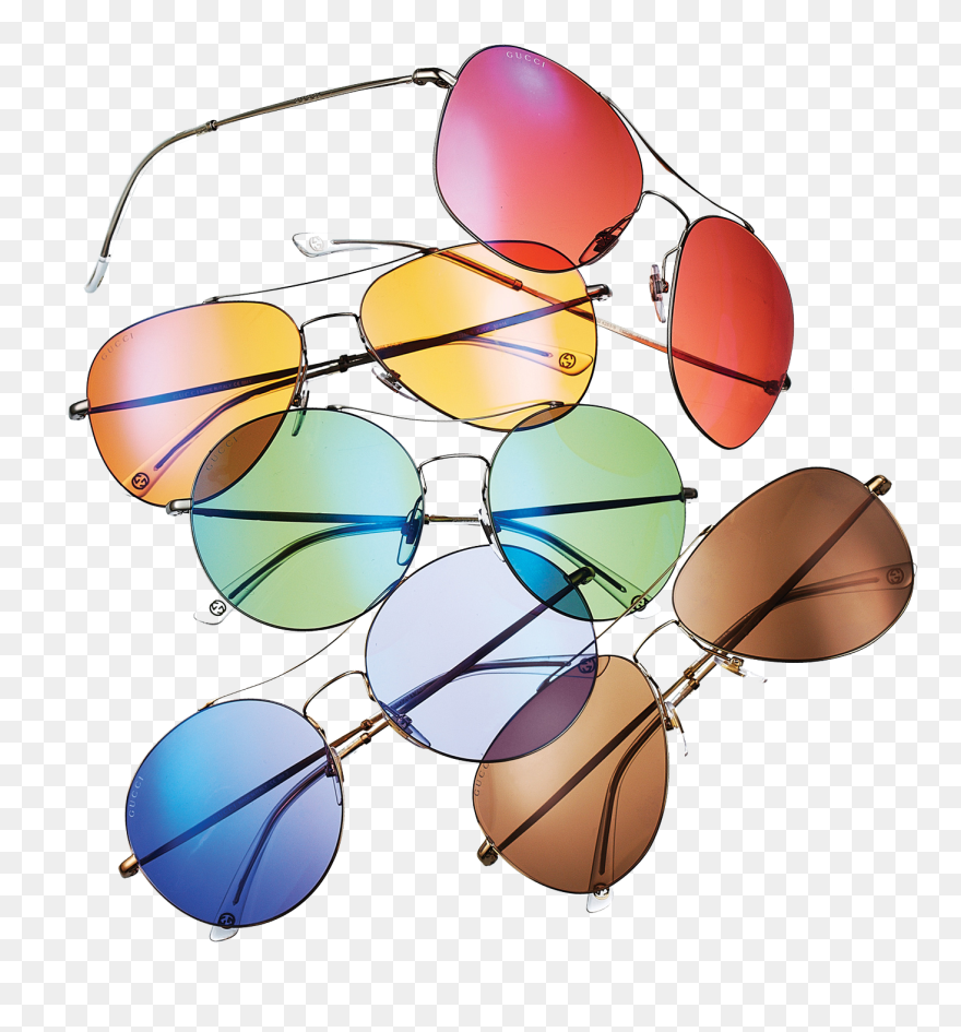 Sunglass Lens Color Guide - Sunglasses Clipart