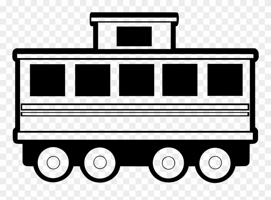 Rail Transport Passenger Car Train Railroad Car Steam - Train Car Clipart - Png Download