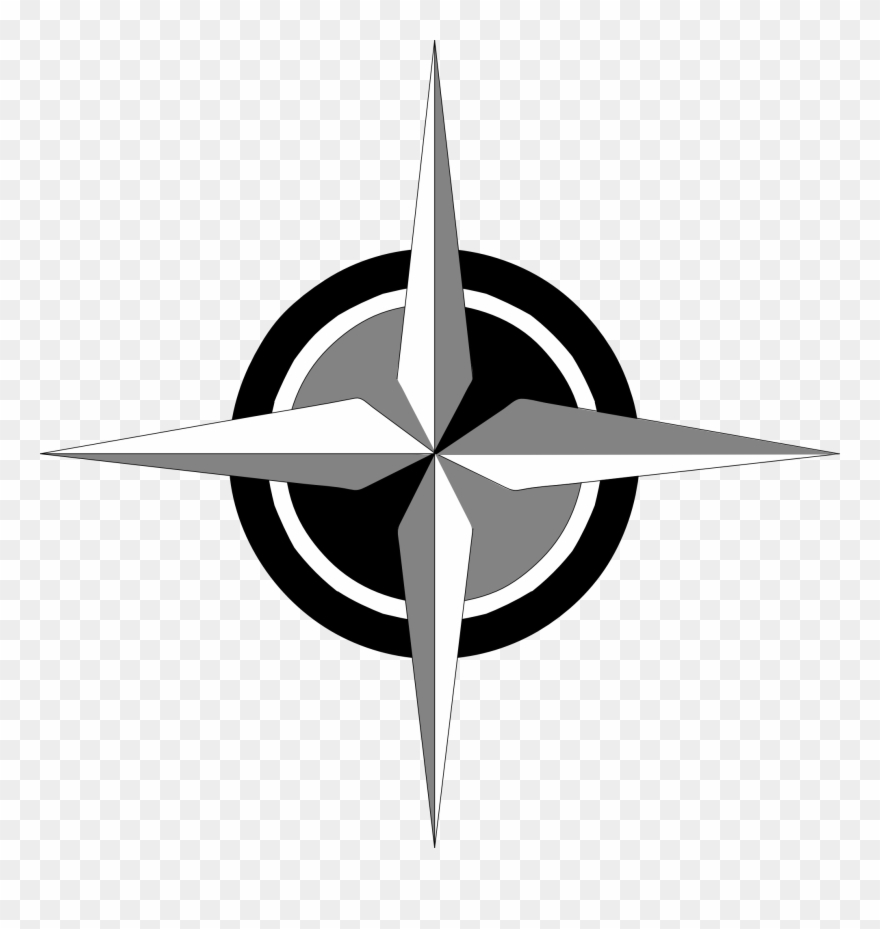 Compass Rose Map Cartography - Compass Rose Clipart