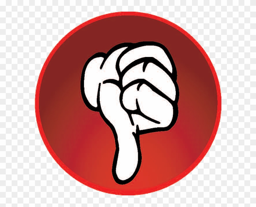 Thumbs Down - Thumbs Down Transparent Png Clipart