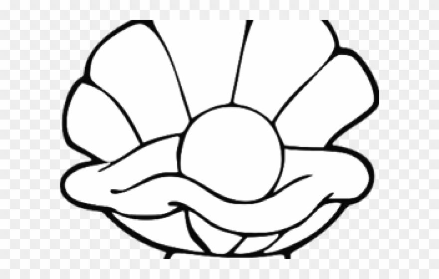 Pearl Clipart Clamshell - Colouring Parable Of The Pearl - Png Download