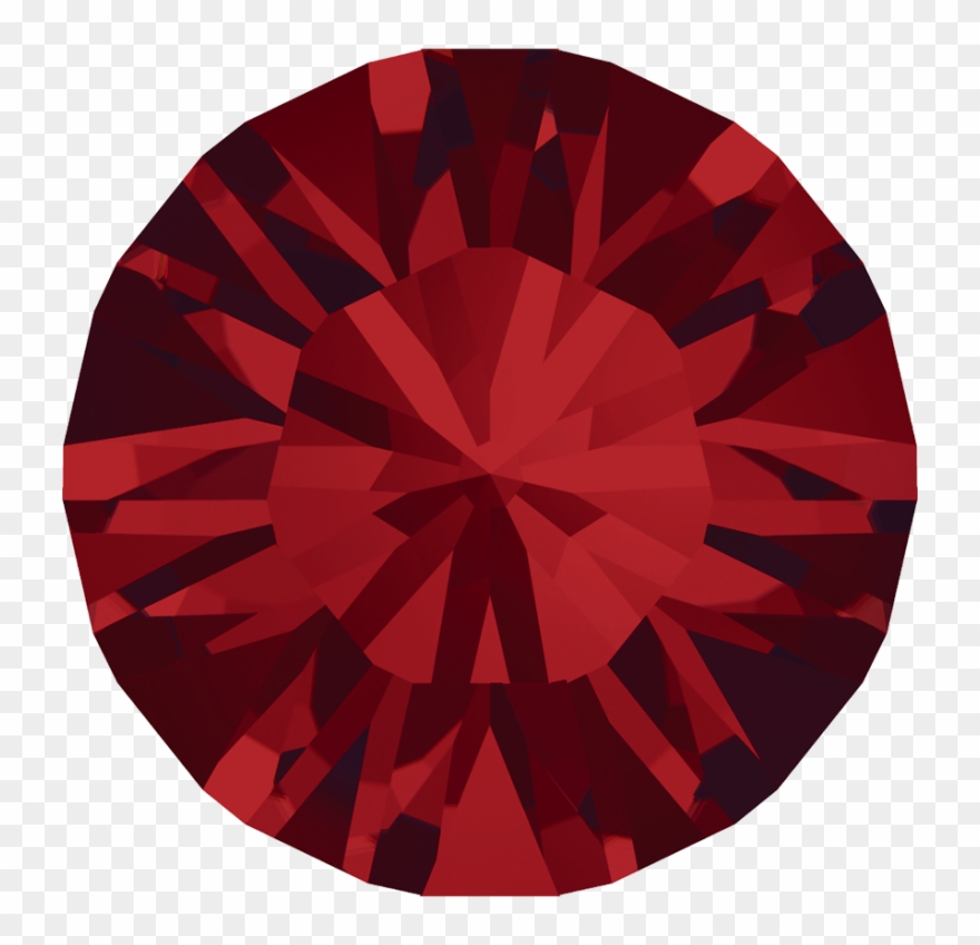 1028 Ss 18 Light Siam F Swarovski Xilion Chaton 1028 Pp26 Colour Uncoated Clipart Pinclipart