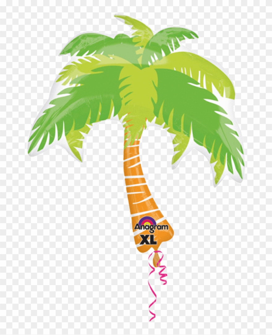 Folie Ballon - Hawaii - Palme - 33"/83 X - Hawaiian Palm Tree Clipart