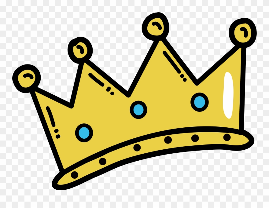 Crown Clip Arts Images Free Vector Downloads Ud83e - Golden Crown Cartoon Png Transparent Png