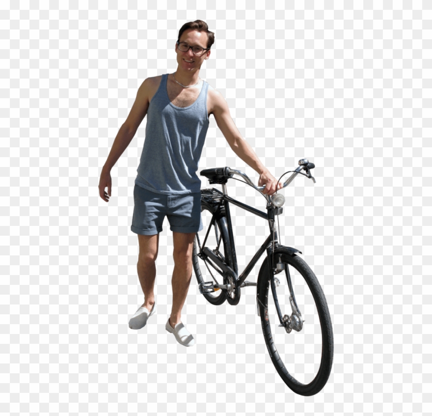 Free Png Images - People In Bike Png Clipart