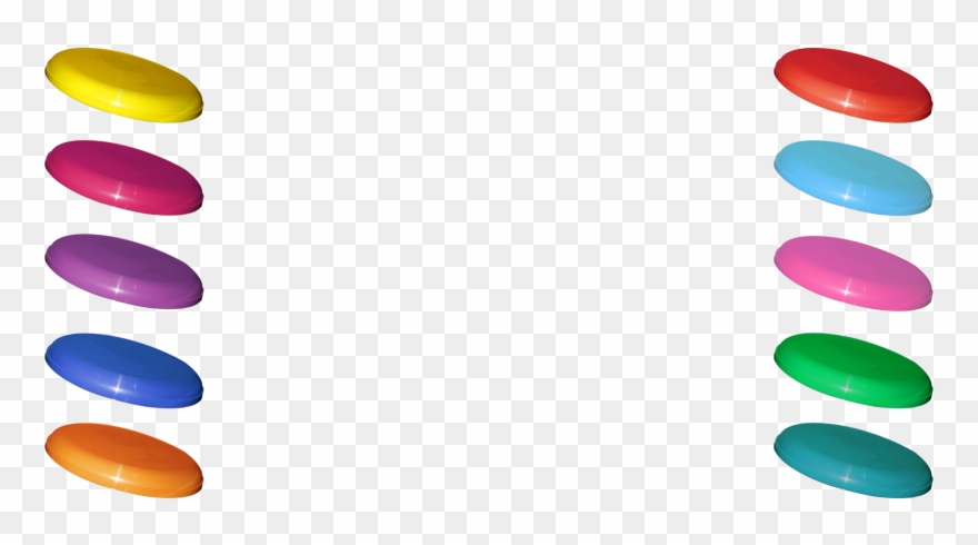 Pin Flying Frisbee Clipart - Png Download