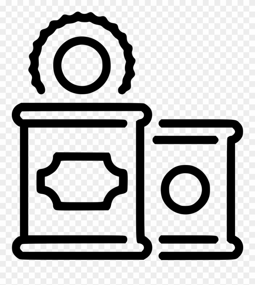 Png File Svg - Canned Food Icon Png Clipart