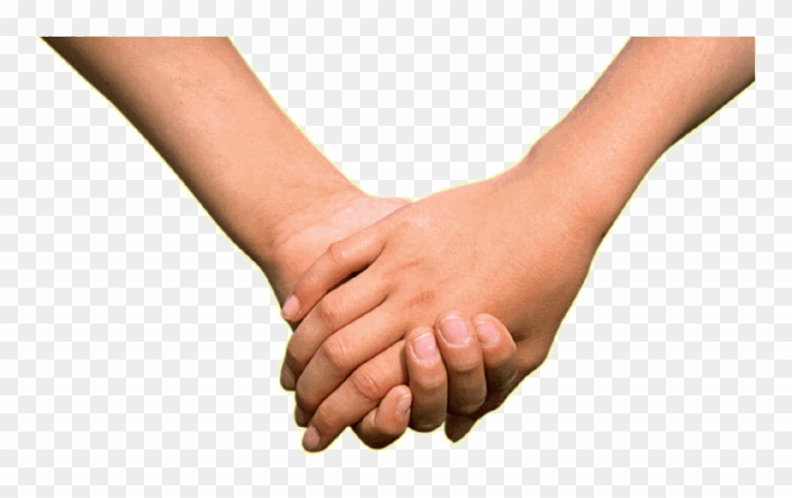 Match Clipart Hand Holding - Holding Hands No Background - Png Download