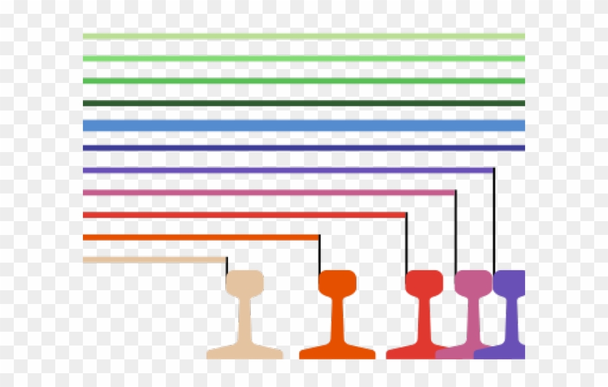 Railroad Tracks Clipart Transcontinental Railroad - Png Download