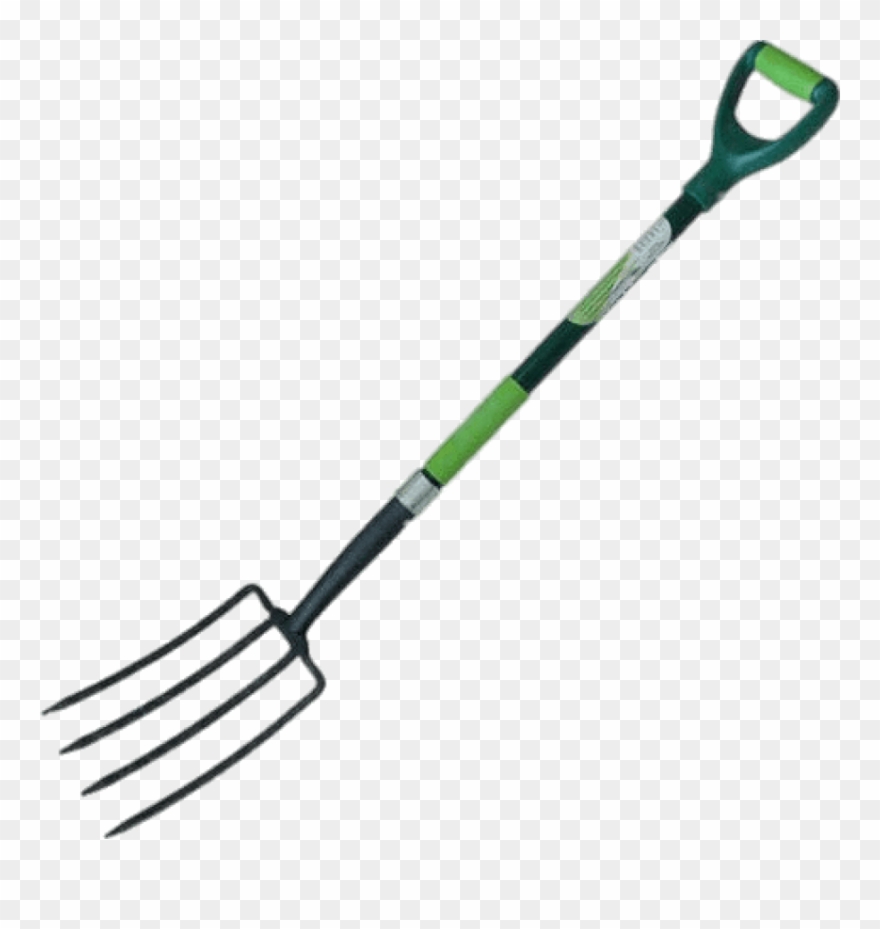 Free Png Download Green Garden Pitchfork Png Images - Fork Clipart