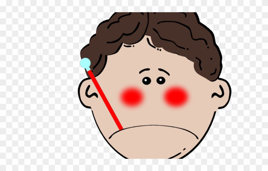 Lacrosse Clipart Sick - Sick Child Clipart - Png Download