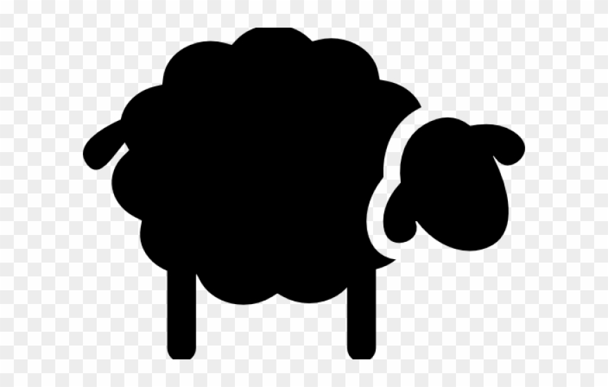 Sheep Png Black Clipart