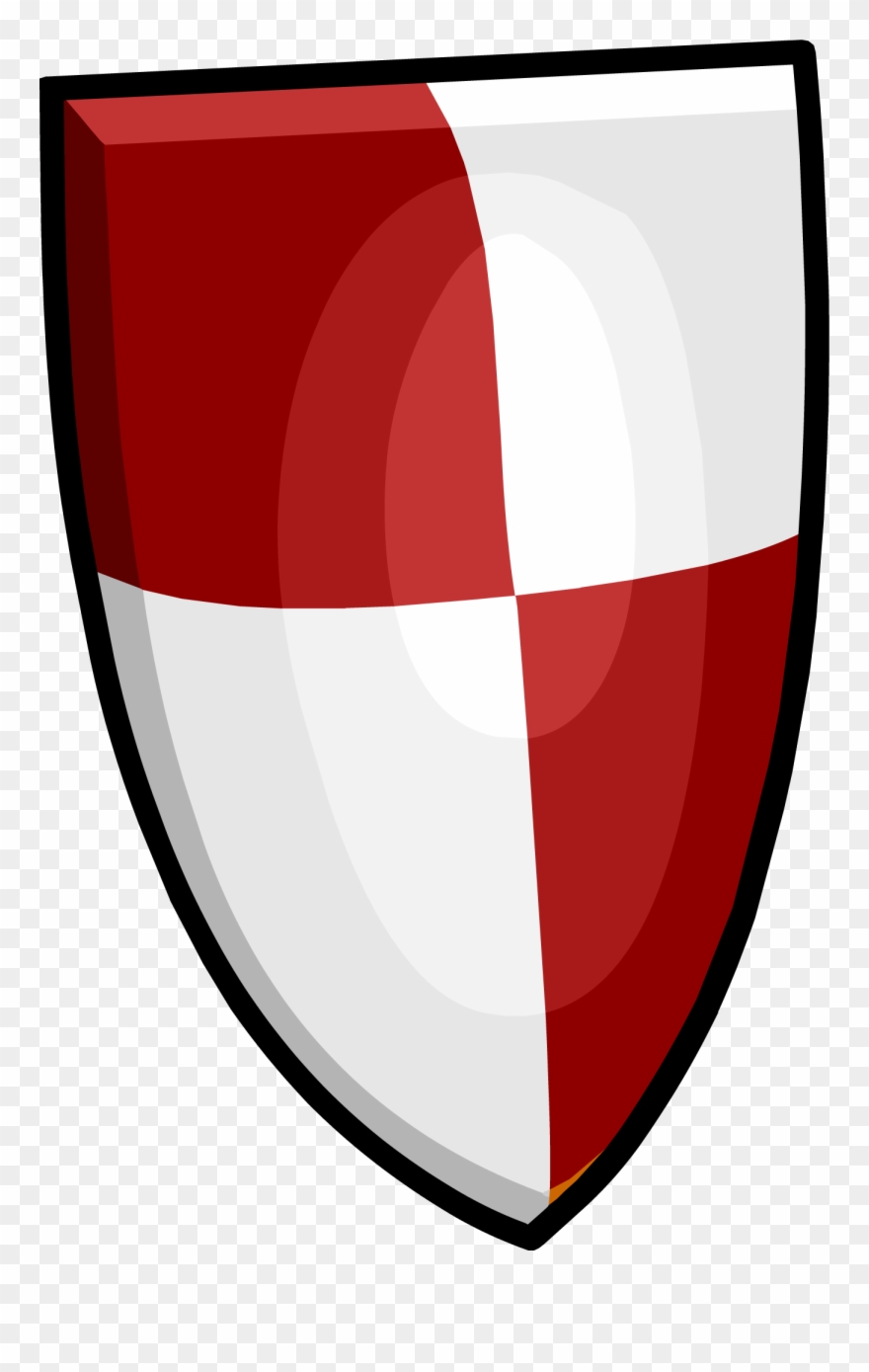 Image Png Club Penguin - Red Shield Png Clipart