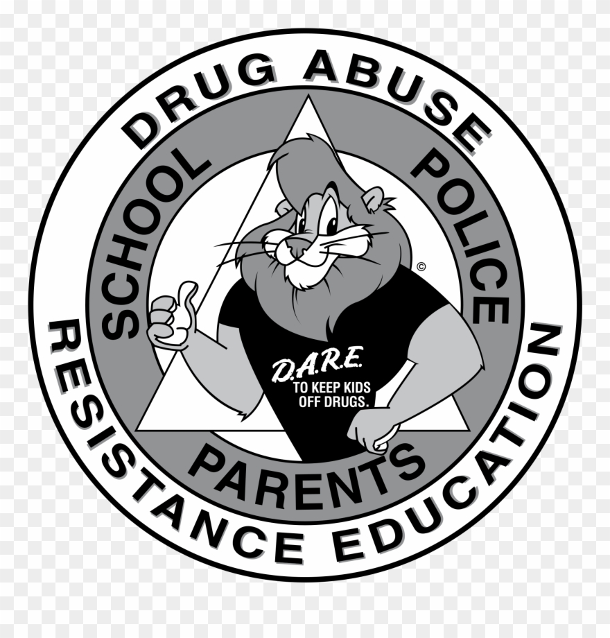 Abuse Resistance Education Logo Png Transparent Svg - Dare Lion Clipart