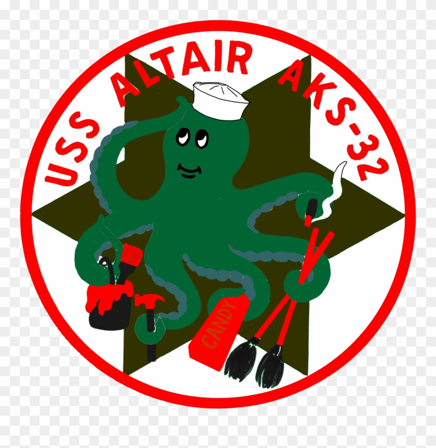 Uss Altair Insignia, 1958 (nh 65167 Kn) - 接地 标志 Clipart