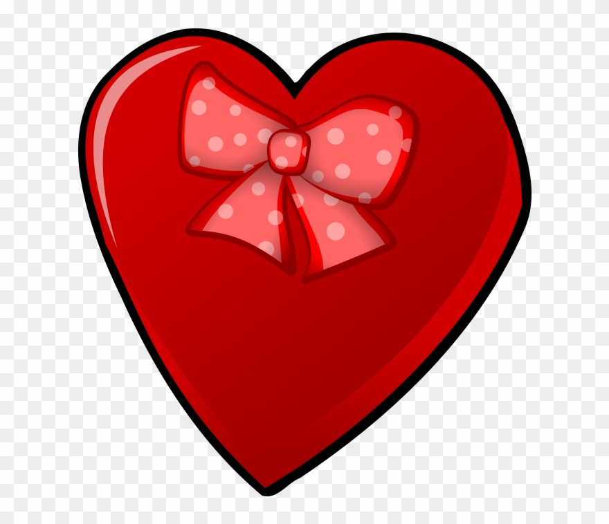 Com/png/heart With Ribbon - Heart Clipart