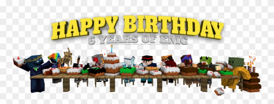 Minecraft Happy Birthday Images Event Emc Birthday - Minecraft Happy Birthday Png Clipart