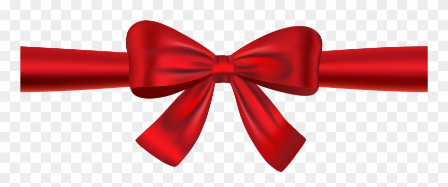 Red Ribbon Bow Png Transparent Image , Png Download Clipart