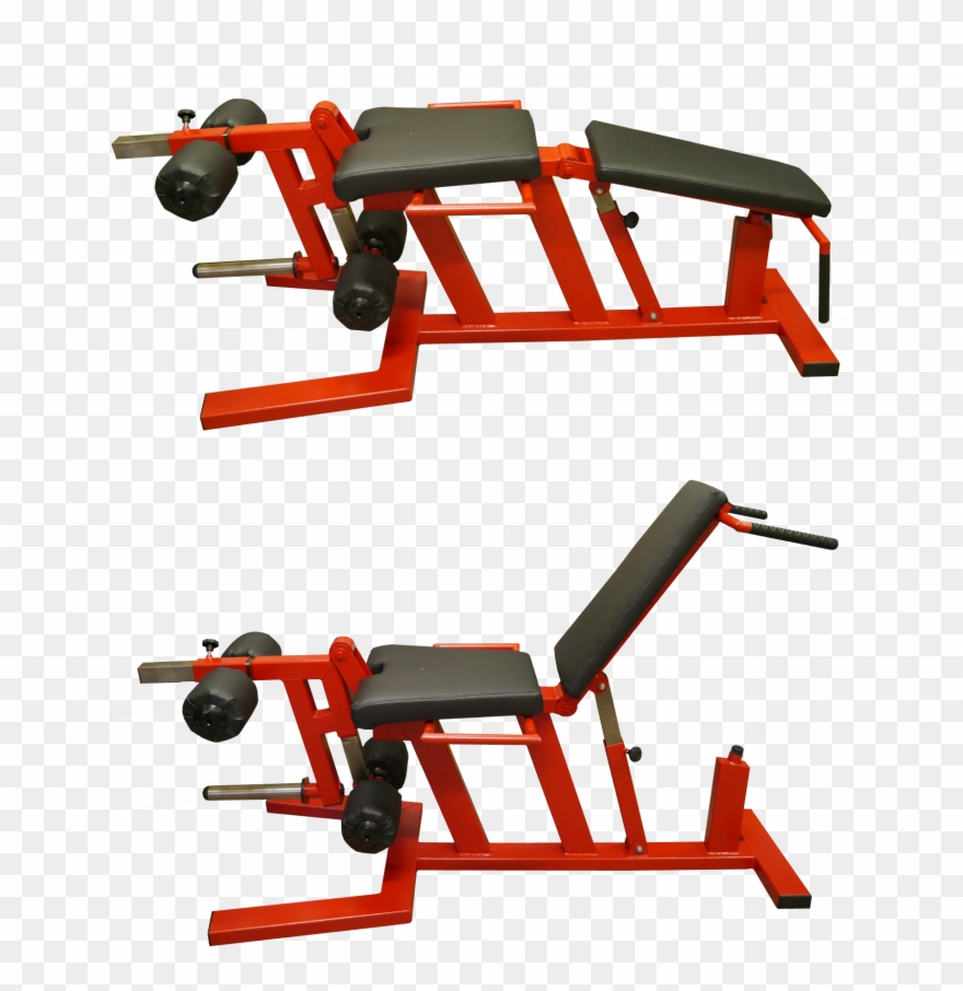 Plate Loaded Leg Extension Curl Clipart