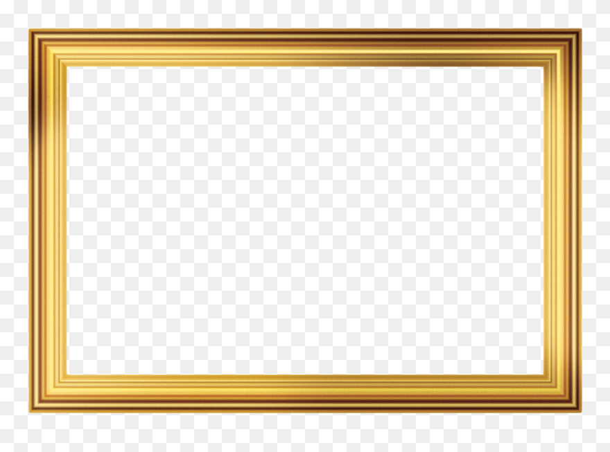 Tom Oneill - Vintage Gold Frame Transparent Clipart