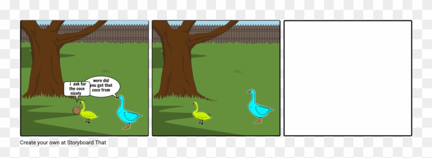The Duckling Gets A Cookie Storyboard By D79b7af1 - Inference Comic Clipart