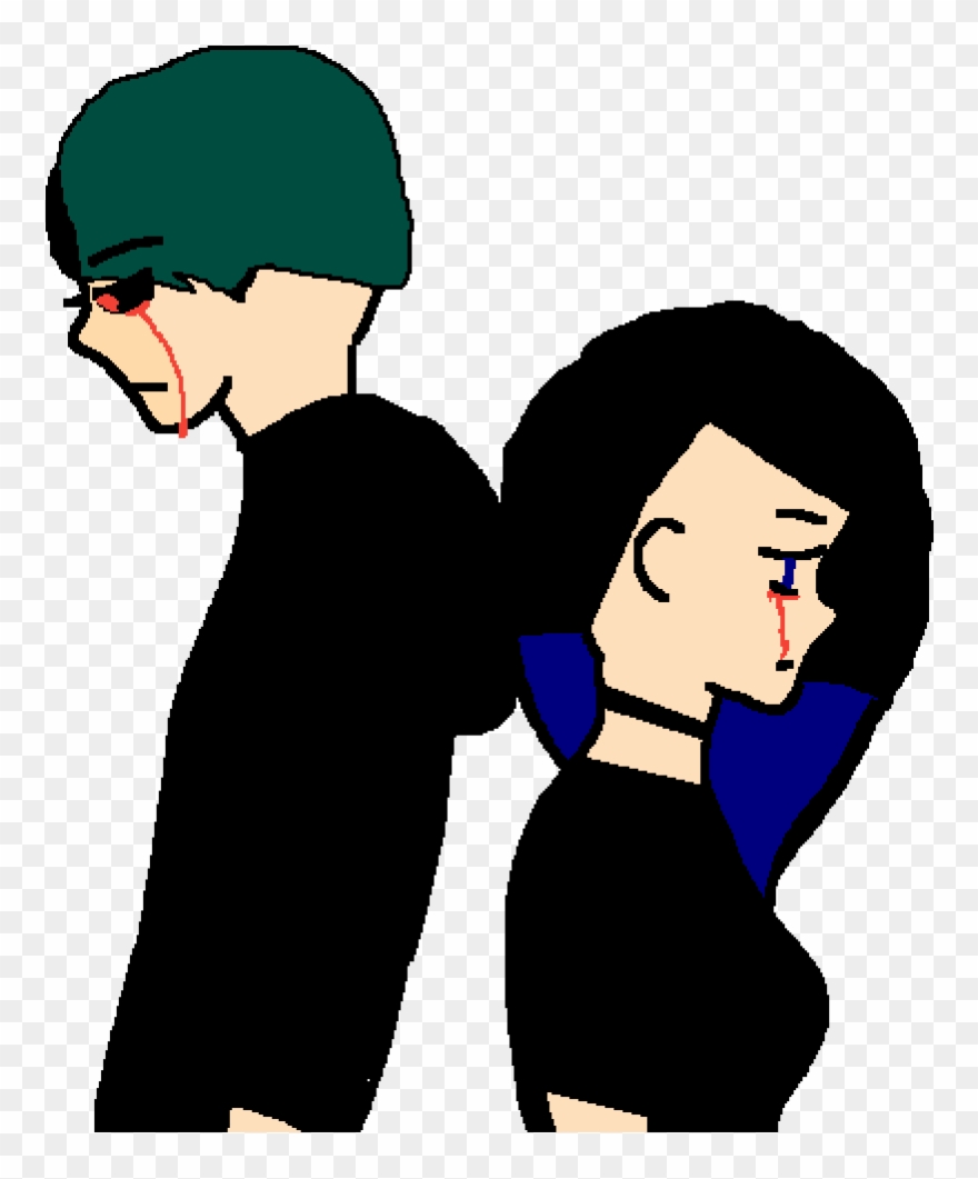 Luna And Shade Are Sad - Cartoon Clipart