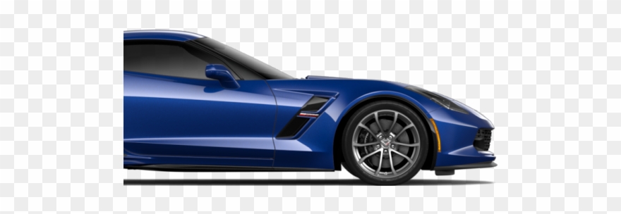 Corvette Clipart Transparent - 2018 Corvette Side View Png