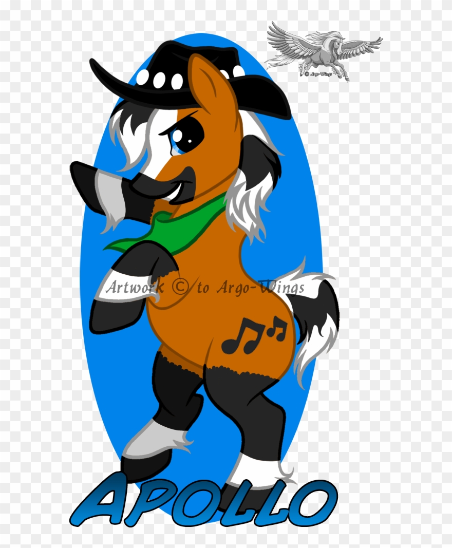 Apollo Mlp Badge Commission - Cartoon Clipart