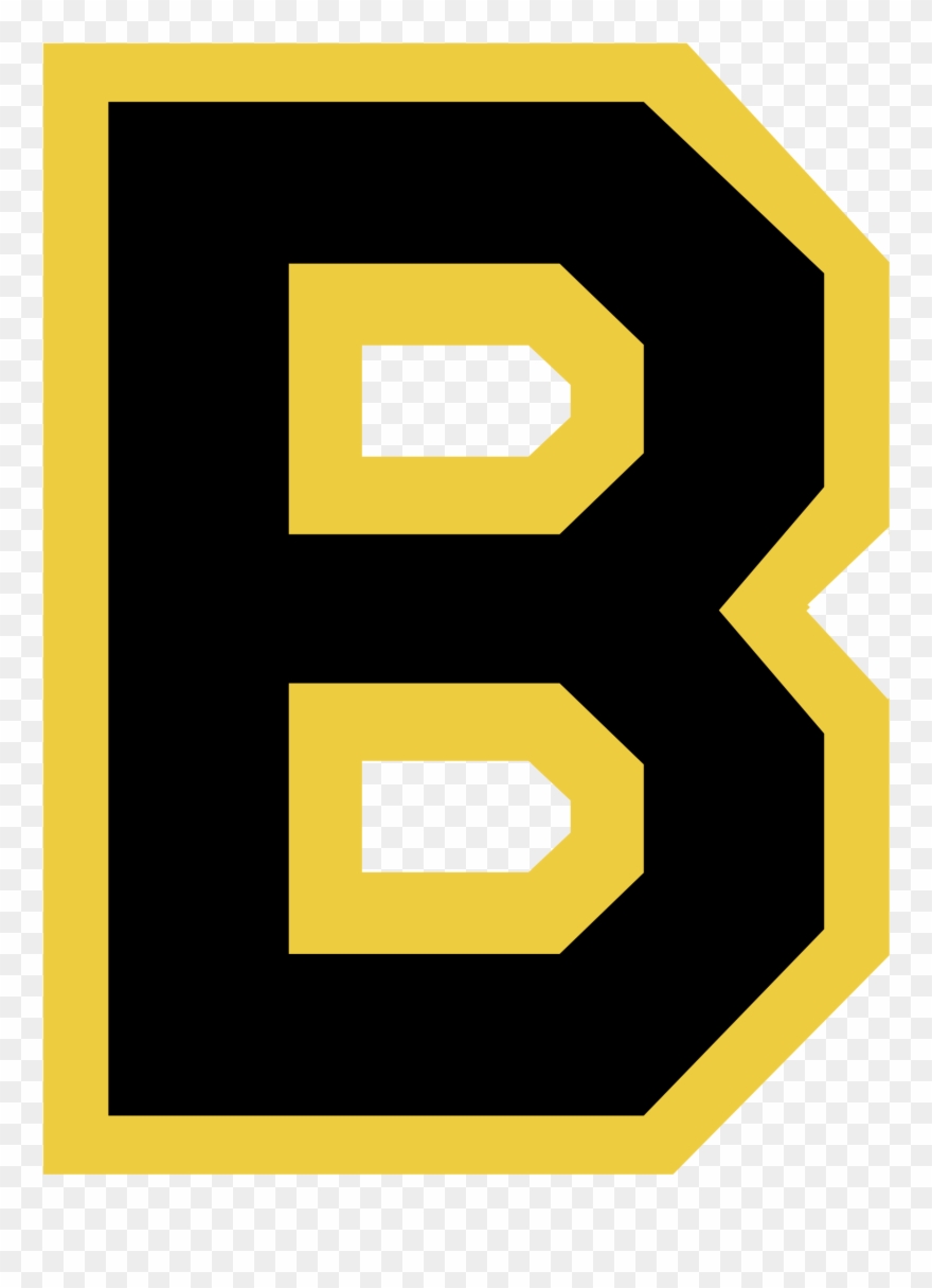 Boston Vector Art - Boston Bruins B Logo Png Clipart