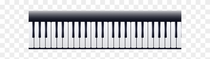 Piano Clipart Keyboard - Musical Keyboard - Png Download