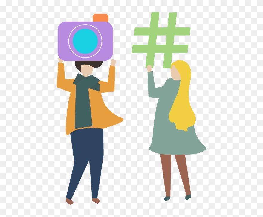 Ready To Grow Your Social Media Presence - Illustratie Mensen Clipart