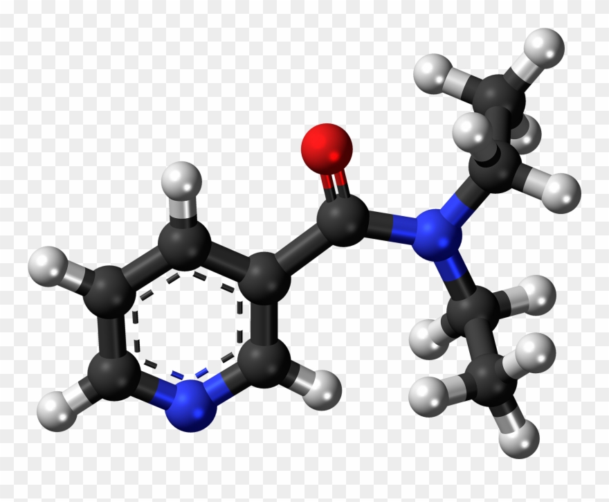 Nikethamide Molecule Ball - Phthalate Molecule Clipart