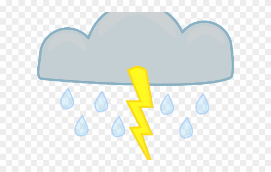 Thunderstorm Clipart Rain Storm - Clip Art - Png Download