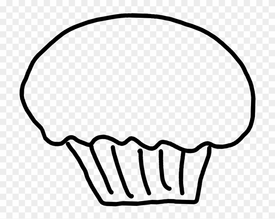 Black And White Watermelon Clipart Clipart Panda Free - Muffin Clip Art Black And White - Png Download