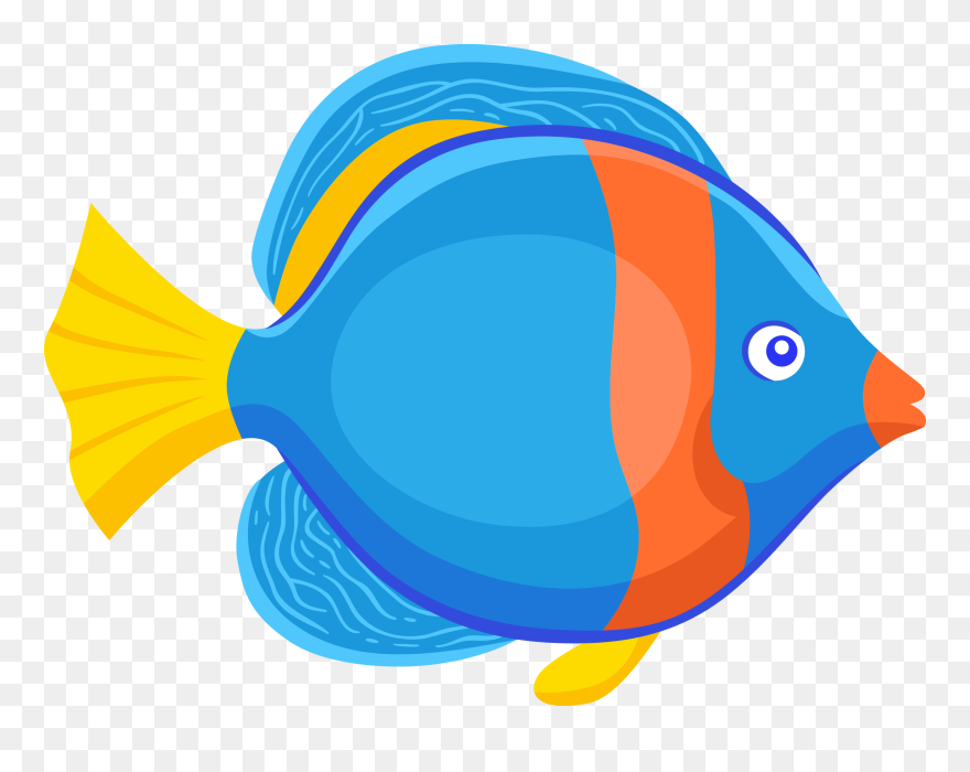 Drawn Sandwich Cartoon Fish - Fish Cartoon Vector Png Clipart