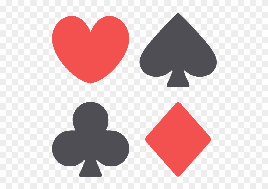 Heart Spade Diamond Club Free Png And Vector - ハート ダイヤ スペード クローバー Clipart