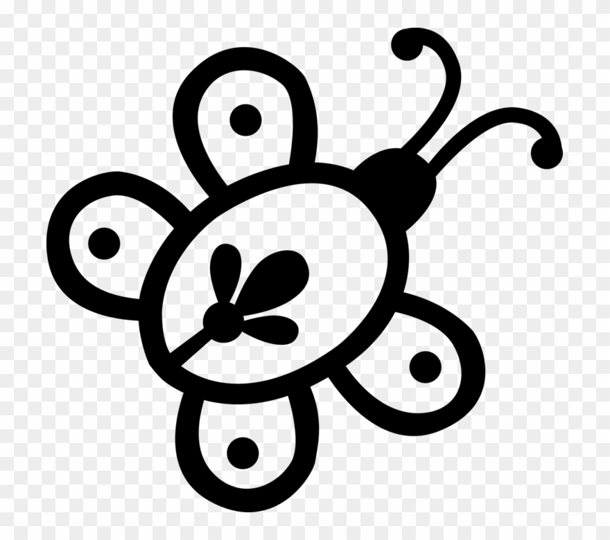 Vector Illustration Of Insect Beetle Bug Symbol Clipart