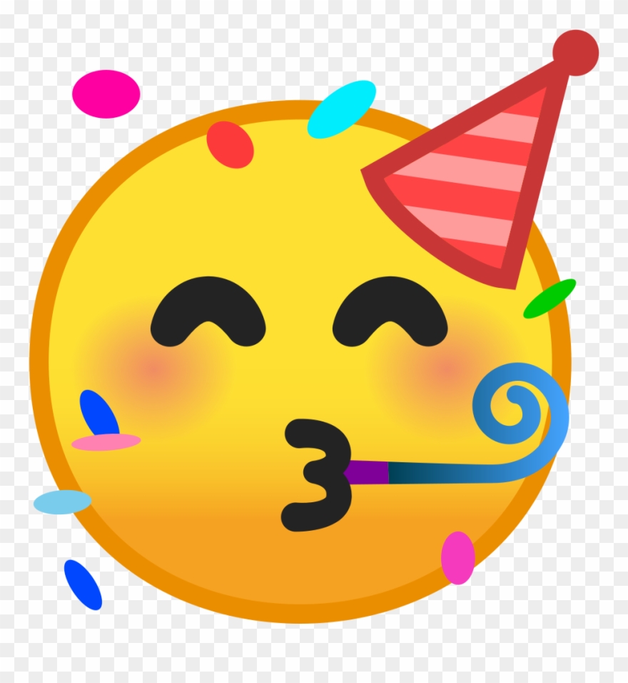 Noto Emoji Pie 1f973 - Android Emojis Clipart