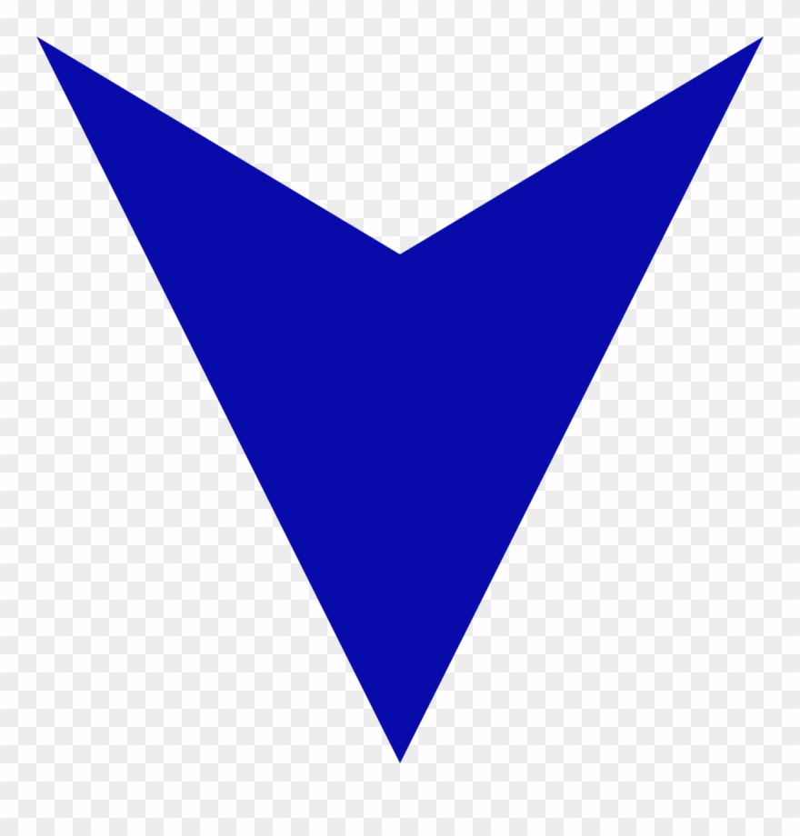 Arrow Blue Down - Blue Arrow Pointing Down Clipart