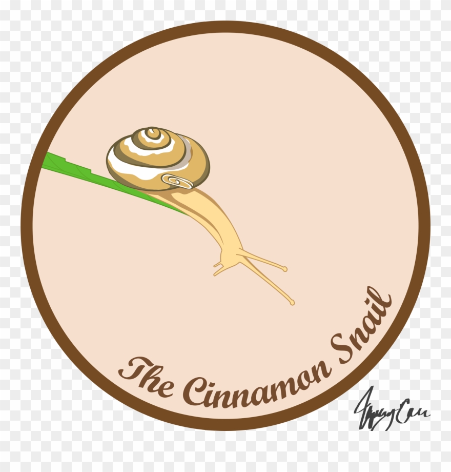 The Cinnamon Snail Logo - Circle Clipart