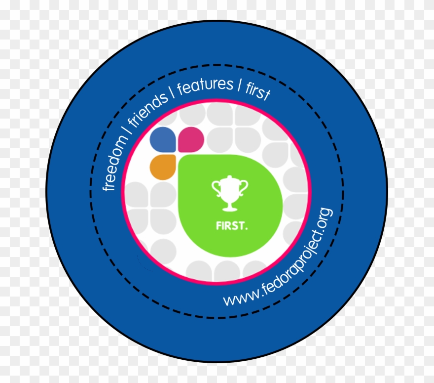 Fedora-button 4f First - Cnop Clipart