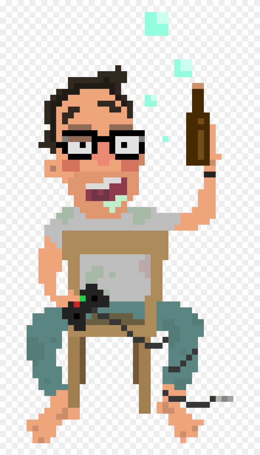 I Will Create 8 Bit Pixel Art And Animations - 8 Bit Character Sprites Animation Clipart