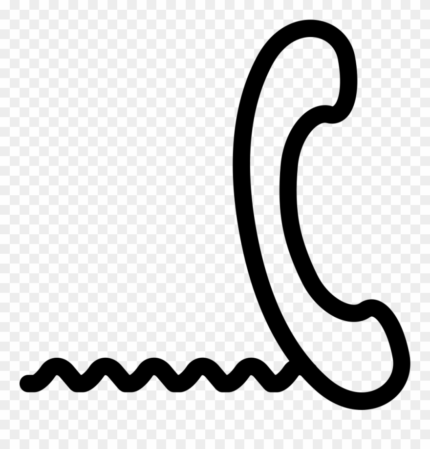 Png File - Cable De Telefono Animado Clipart
