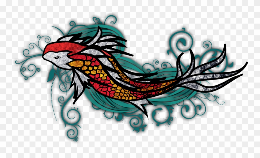 Koi - Illustration Clipart
