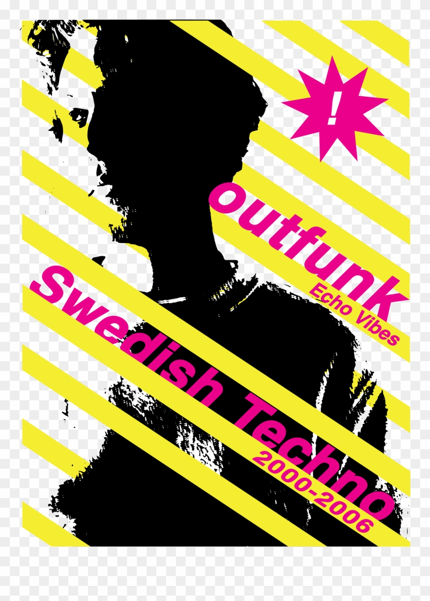 Techno Poster- Swedish Techno - Graphic Design Clipart
