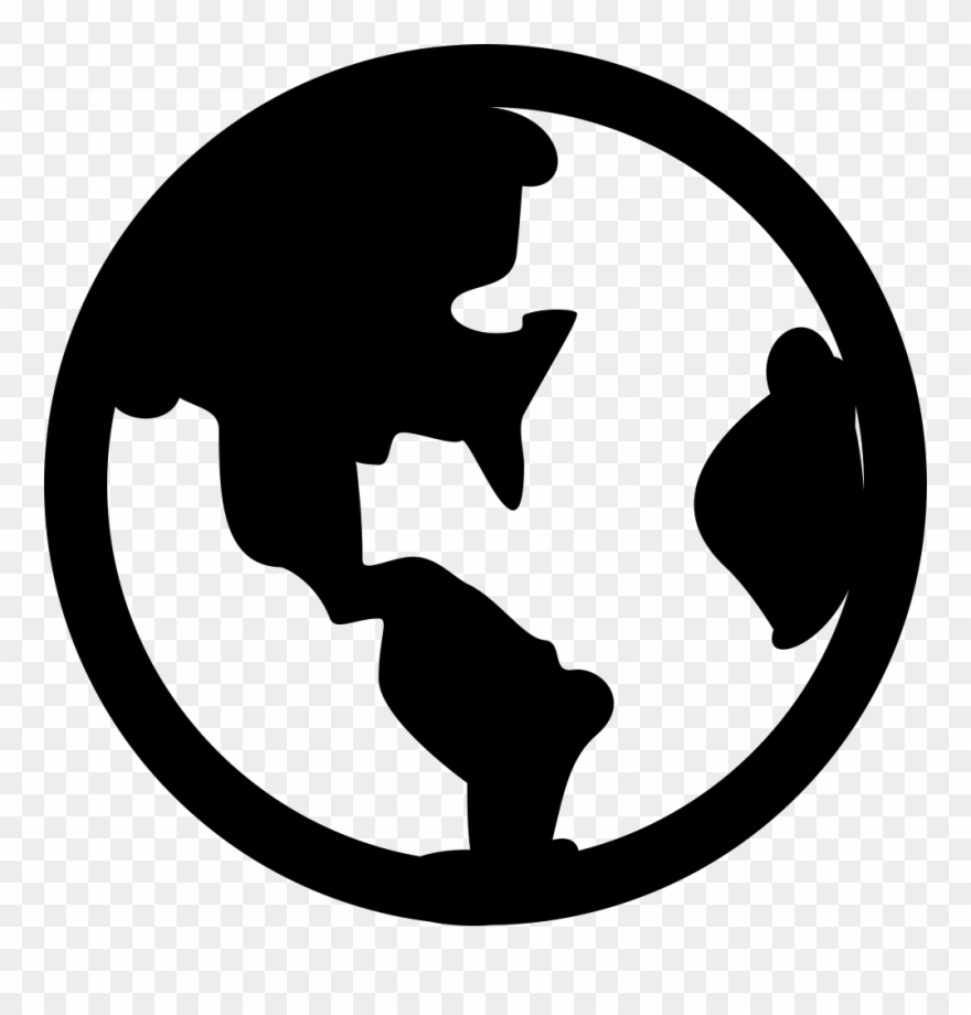 Png File Svg - World Icon Red Png Clipart