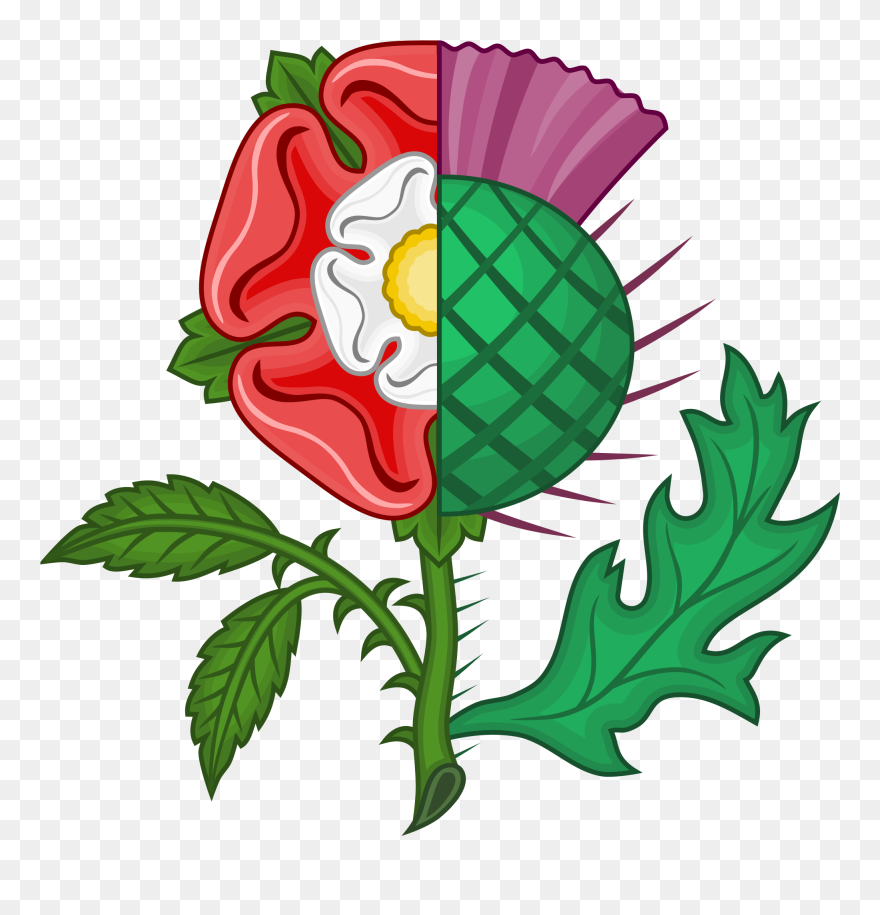 Open - Clip Art Scottish Thistle - Png Download
