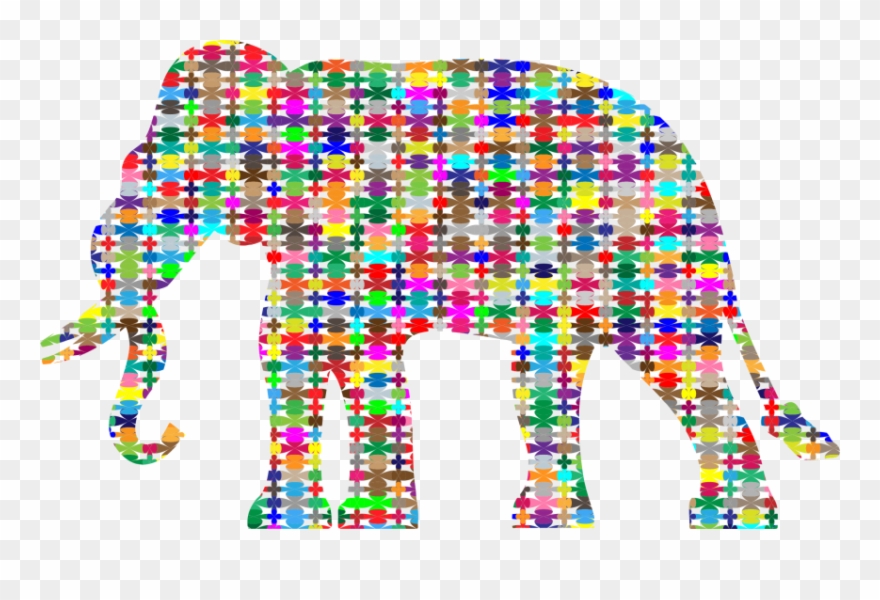Free Png Download This Free Icons Design Of Colorful - Colorful Elephant Transparent Background Clipart